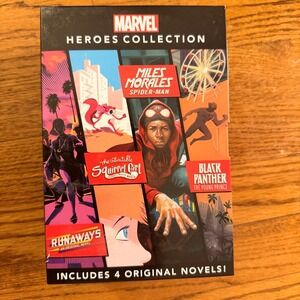 Marvel: Heroes Collection (4 Original Novels) Black Panther, Spiderman, Runaways